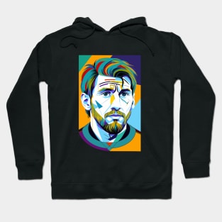 Portrait of Soccer Player Hoodie
